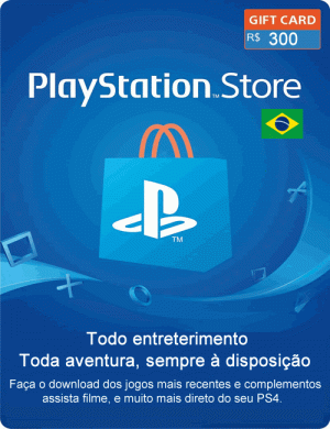 Cartão PSN 300 Reais Digital – Playstation Network Br 100+100+100