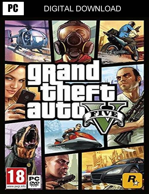 Jogo Grand Theft Auto V para PC, Steam - Digital para Download