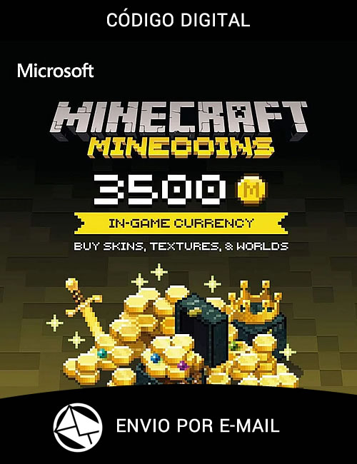 Minecraft Minecoins 3500 Coins Cartão Pré-pago Digital